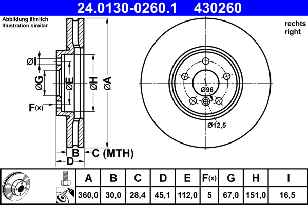 Brake Disc  Art. 24013002601