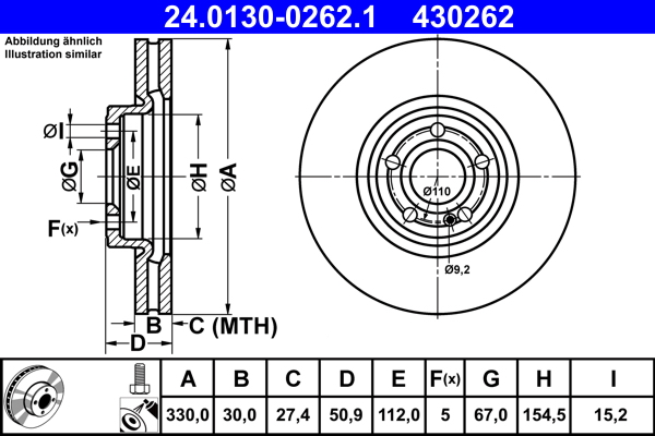 Brake Disc  Art. 24013002621