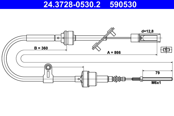 Cable Pull, clutch control (866)  Art. 24372805302