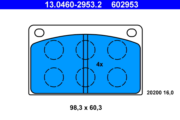 Brake Pad Set, disc brake (Front axle)  Art. 13046029532