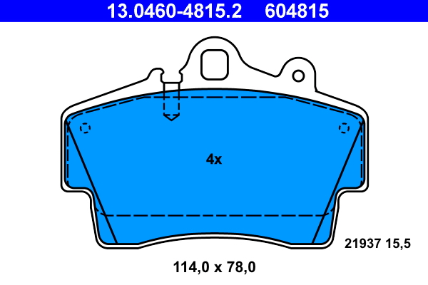 Brake Pad Set, disc brake (Front axle)  Art. 13046048152