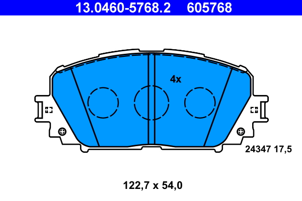 Brake Pad Set, disc brake (Front axle)  Art. 13046057682