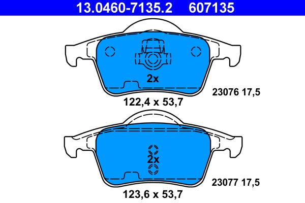 Brake Pad Set, disc brake (Rear axle)  Art. 13046071352