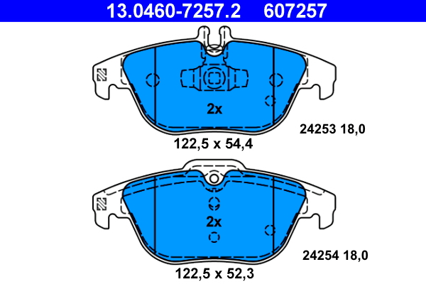 Brake Pad Set, disc brake (Rear axle)  Art. 13046072572