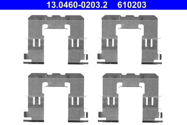 Accessory Kit, disc brake pad (Rear axle)  Art. 13046002032