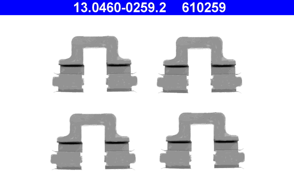 Accessory Kit, disc brake pad (Rear axle)  Art. 13046002592