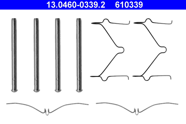 Accessory Kit, disc brake pad (Front axle)  Art. 13046003392