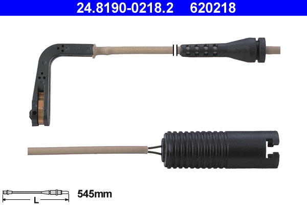 Warning Contact, brake pad wear (Rear axle, both sides)  Art. 24819002182