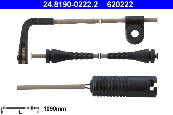 Warning Contact, brake pad wear (Rear axle, both sides)  Art. 24819002222