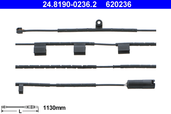 Warning Contact, brake pad wear (Double cloth)  Art. 24819002362