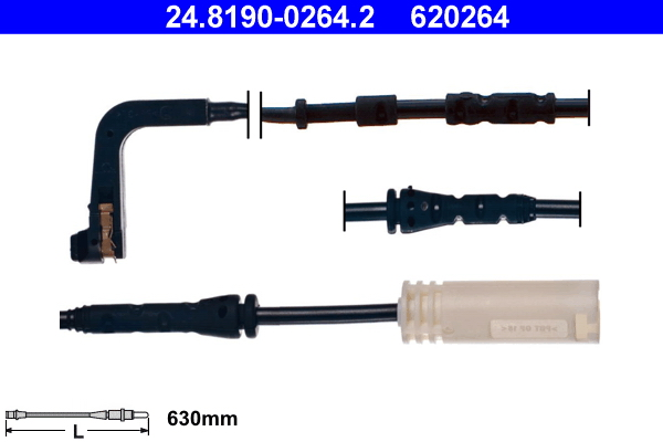 Warning Contact, brake pad wear (Rear axle)  Art. 24819002642