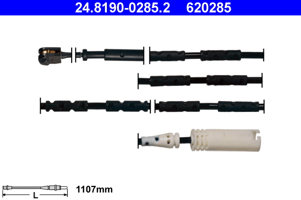 Warning Contact, brake pad wear (Rear axle, both sides)  Art. 24819002852