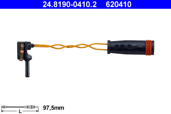 Warning Contact, brake pad wear (Rear axle)  Art. 24819004102