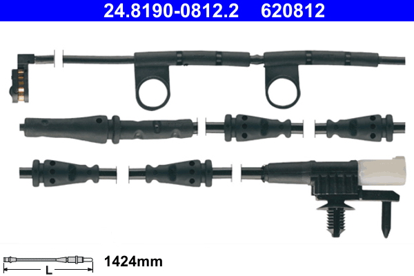 Warning Contact, brake pad wear (1424)  Art. 24819008122