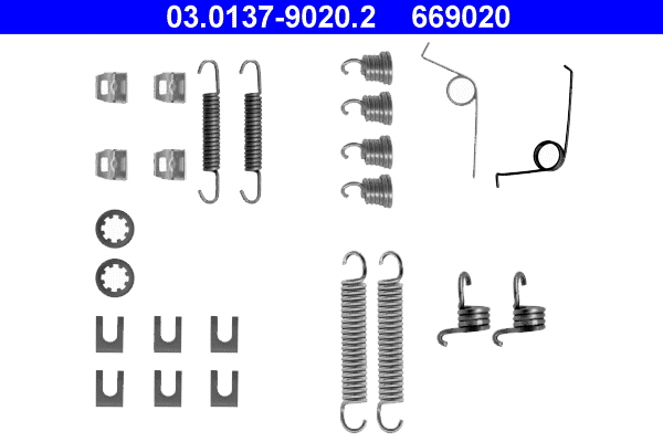 Accessory Kit, brake shoes (Rear axle)  Art. 03013790202