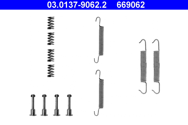 Accessory Kit, parking brake shoes (Rear axle)  Art. 03013790622