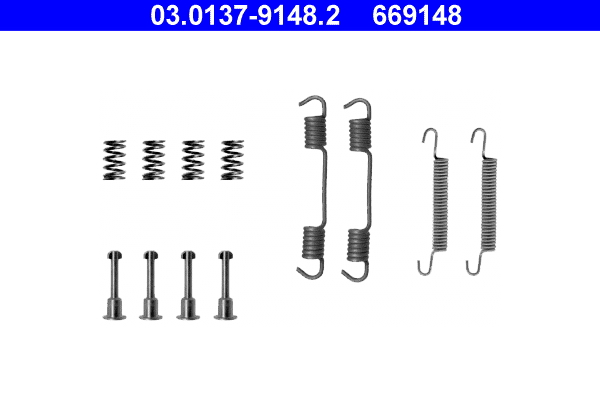 Accessory Kit, parking brake shoes (Rear axle)  Art. 03013791482