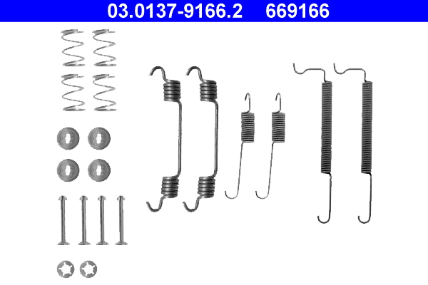 Accessory Kit, brake shoes (Rear axle)  Art. 03013791662