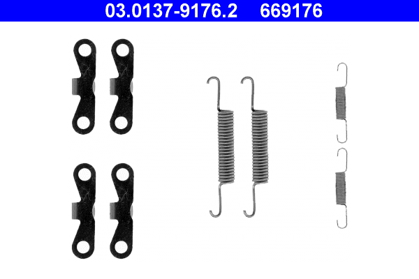 Accessory Kit, parking brake shoes (Rear axle)  Art. 03013791762