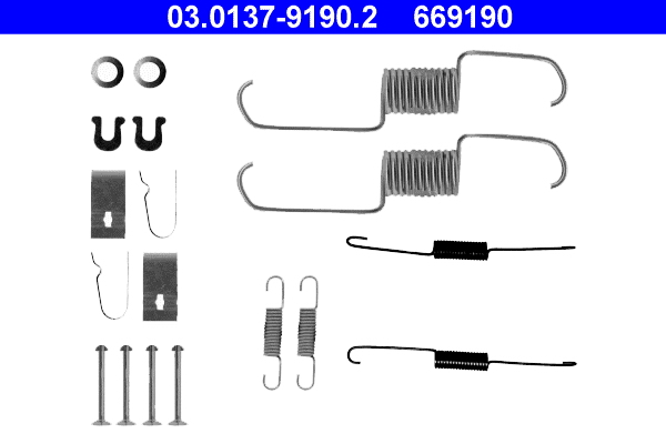 Accessory Kit, brake shoes (Rear axle)  Art. 03013791902