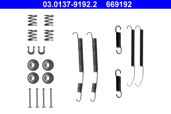 Accessory Kit, brake shoes (Rear axle)  Art. 03013791922