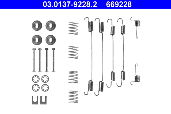 Accessory Kit, brake shoes (Rear axle)  Art. 03013792282