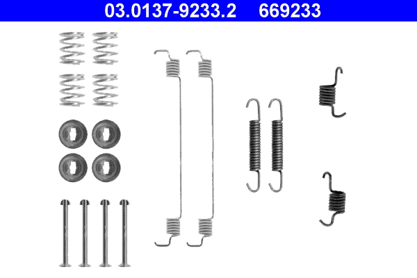 Accessory Kit, brake shoes (Rear axle)  Art. 03013792332