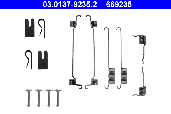 Accessory Kit, brake shoes (Rear axle)  Art. 03013792352