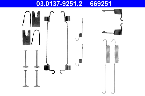 Accessory Kit, brake shoes (Rear axle)  Art. 03013792512