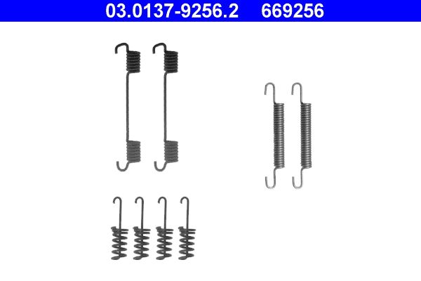 Accessory Kit, parking brake shoes (Double cloth)  Art. 03013792562