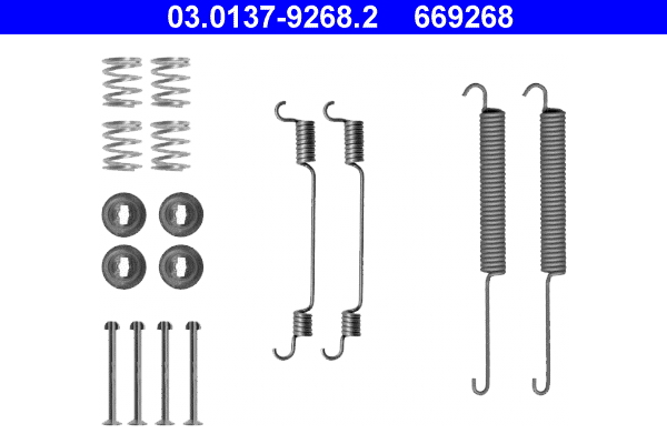 Accessory Kit, brake shoes (Rear axle)  Art. 03013792682