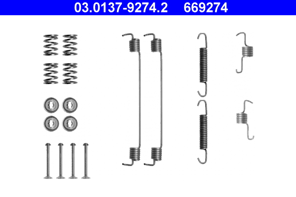 Accessory Kit, brake shoes (Rear axle)  Art. 03013792742