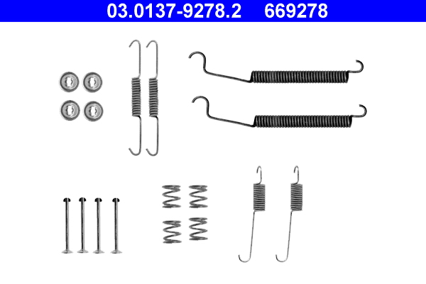 Accessory Kit, brake shoes (Rear axle)  Art. 03013792782