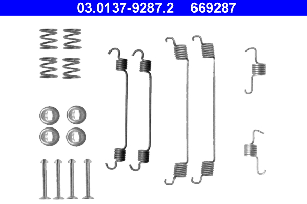 Accessory Kit, brake shoes (Rear axle)  Art. 03013792872