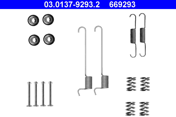 Accessory Kit, parking brake shoes (Rear axle)  Art. 03013792932