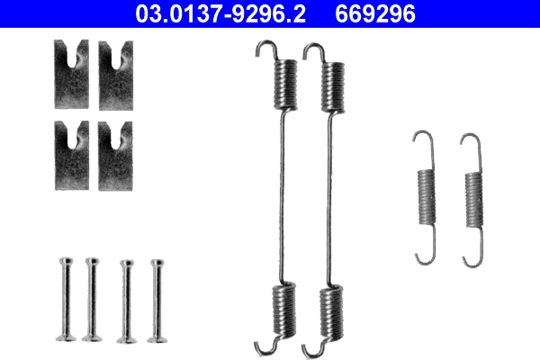 Accessory Kit, brake shoes (Rear axle)  Art. 03013792962