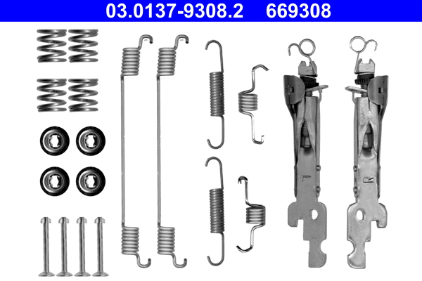 Accessory Kit, brake shoes (Rear axle)  Art. 03013793082