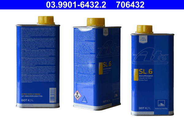 Brake fluids Brake fluid 1L (DOT 4)  Art. 03990164322