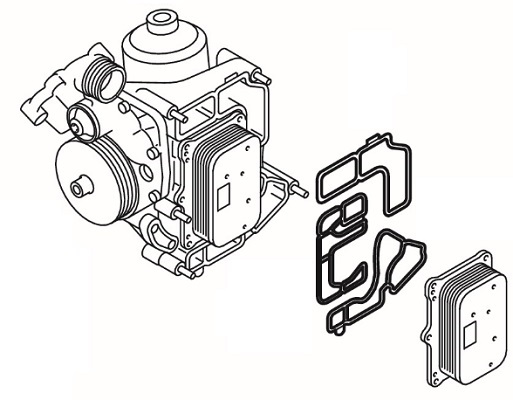 Seal kit, water pump  Art. 872620