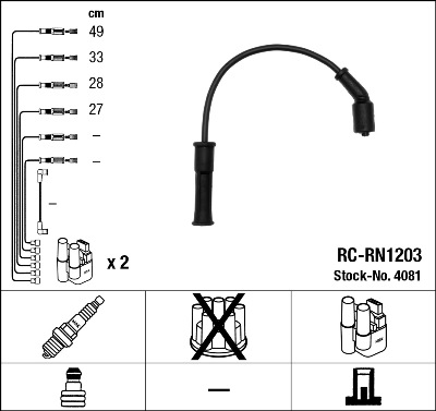 Ignition Cable Kit  Art. 4081