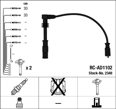 Ignition Cable Kit (From Poland to distributor)  Art. 2348