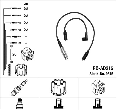 Ignition Cable Kit  Art. 0515