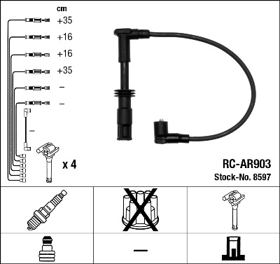 Ignition Cable Kit  Art. 8597