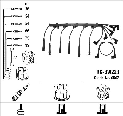 Ignition Cable Kit (From Poland to distributor)  Art. 0567