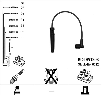 Ignition Cable Kit (Fuel line)  Art. 6022