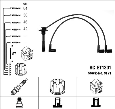 Ignition Cable Kit  Art. 9171