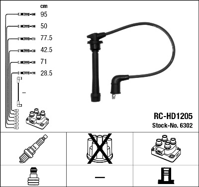 Ignition Cable Kit  Art. 6302