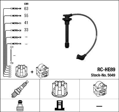 Ignition Cable Kit  Art. 5049