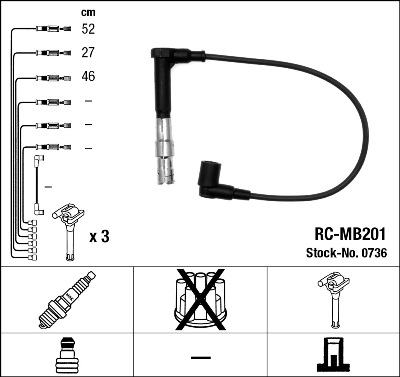 Ignition Cable Kit  Art. 0736