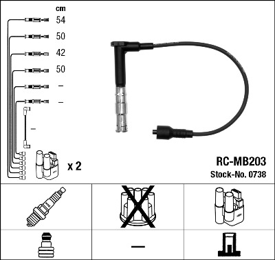 Ignition Cable Kit  Art. 0738